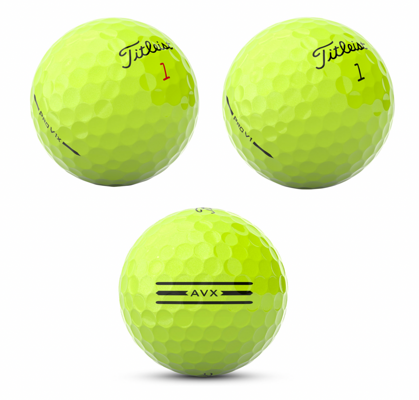 Titleist Pro V1 / V1X / AVX Optic Mix